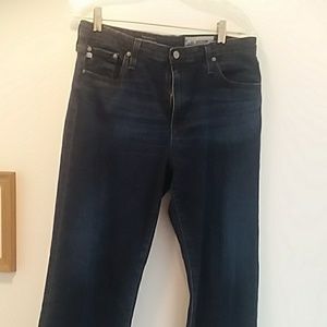 AG Isabelle Crop dark wash